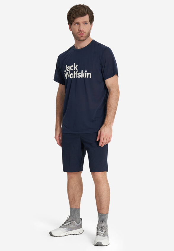 Футболка мужская Jack Wolfskin Brand, Синий