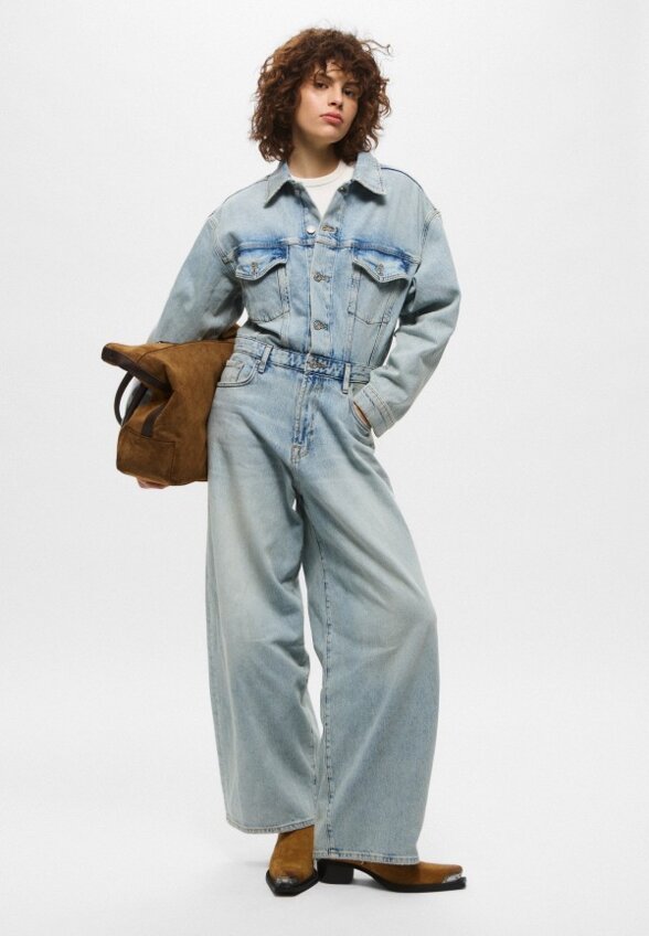 Комбинезон джинсовый 7 For All Mankind