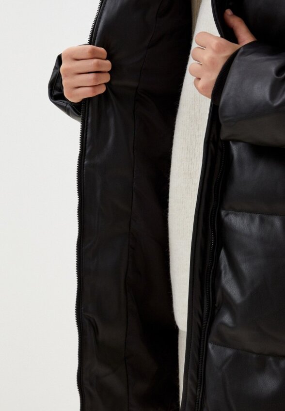 Куртка кожаная утепленная O'STIN