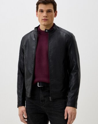 Куртка кожаная Jack & Jones мужчинам