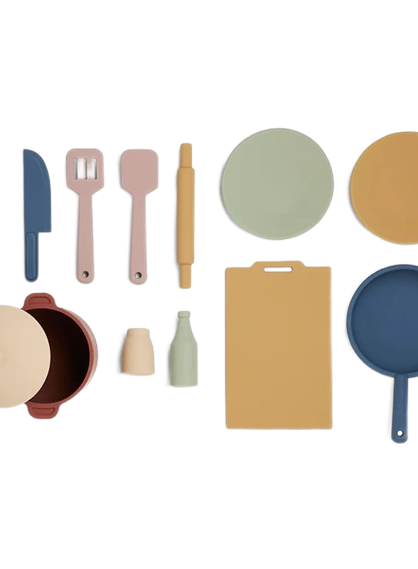 Игрушечный кухонный набор нууру (nuuroo), 12 предметов, мульти микс