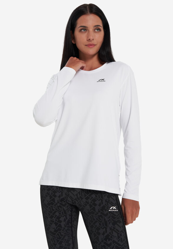 Лонгслив женский Athlex, Белый