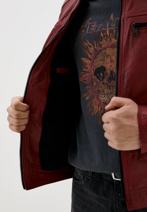 Куртка кожаная Jorg Weber