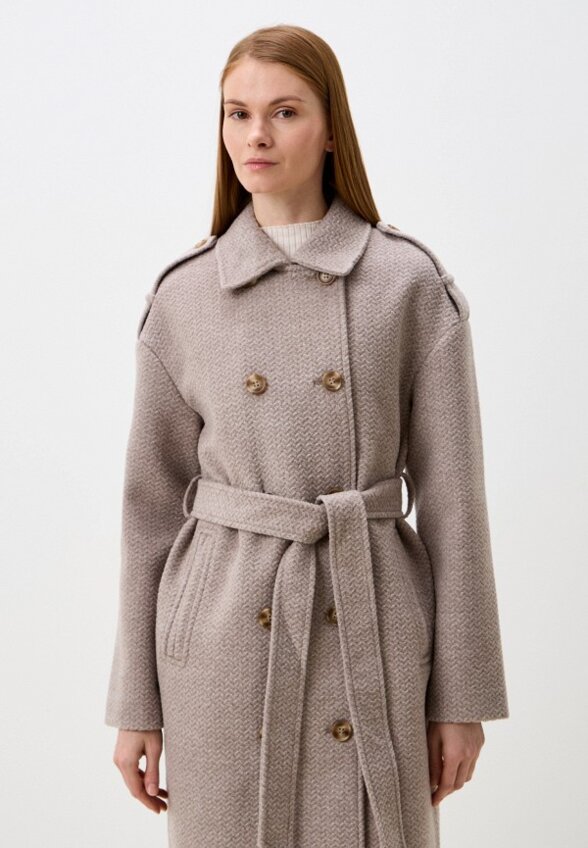 Пальто двубортное Снежная Королева