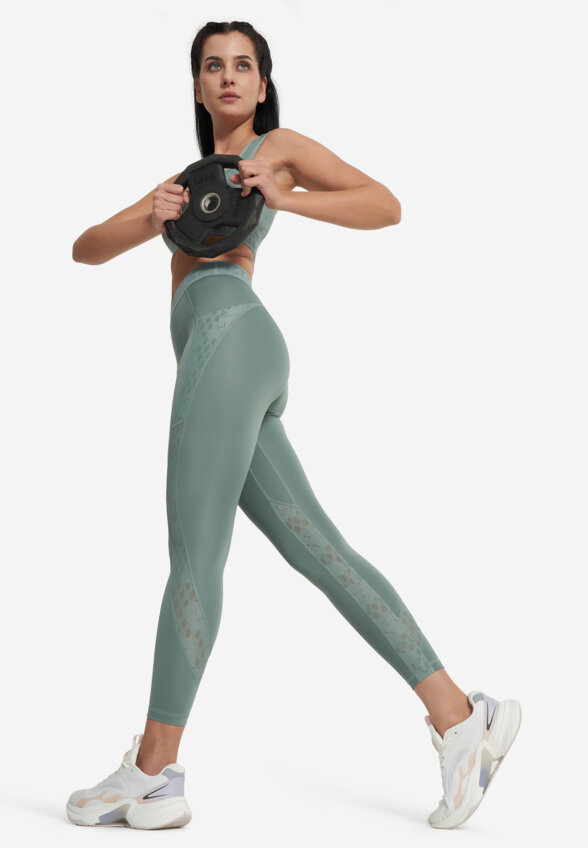 Легинсы женские PUMA Lace, Зеленый