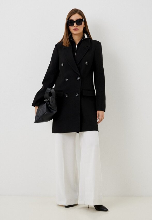 Пальто двубортное Eleganzza