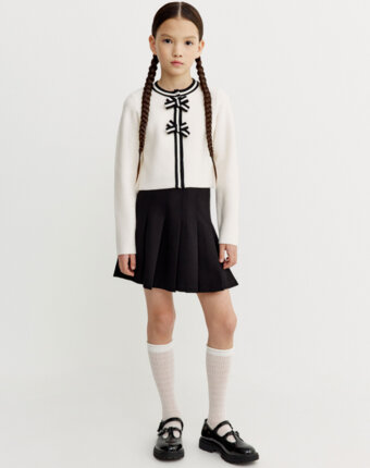 Кардиган с бантиками для девочек детям