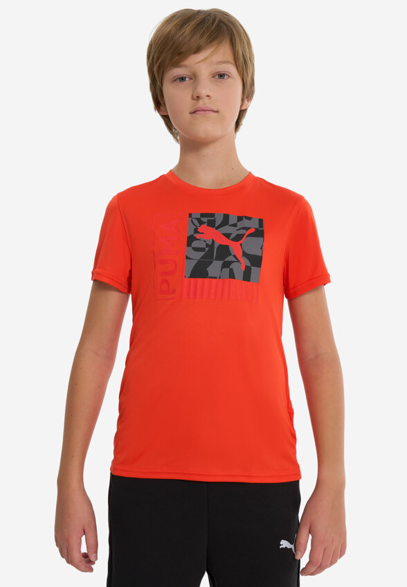 Футболка для мальчиков PUMA Fit, Оранжевый