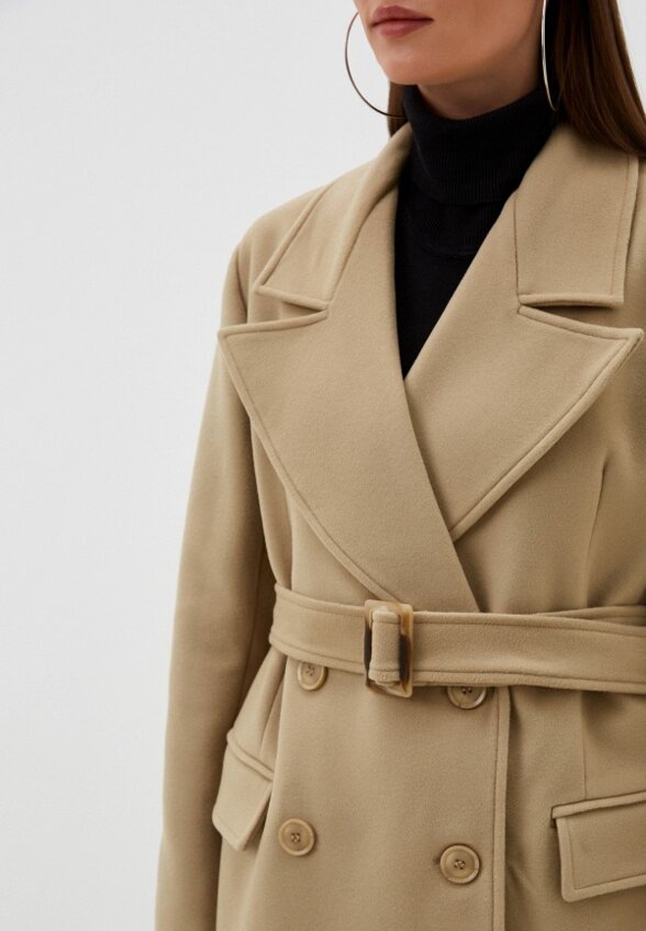 Пальто двубортное Pepen