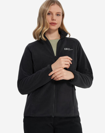 Джемпер флисовый женский Jack Wolfskin Moonrise, Черный женщинам