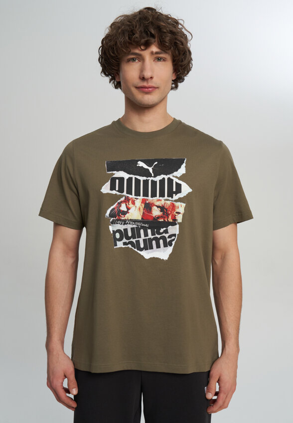 Футболка мужская PUMA, Зеленый