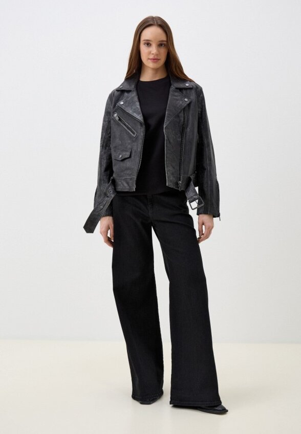 Куртка кожаная Снежная Королева