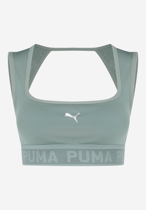 Топ бра спортивный PUMA Move Lace Bra, Зеленый
