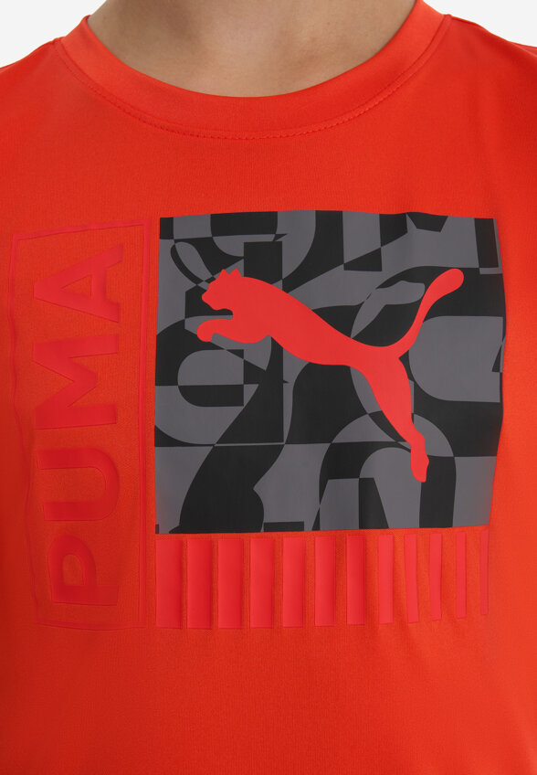 Футболка для мальчиков PUMA Fit, Оранжевый
