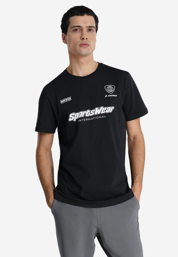 Футболка мужская Demix Print, Черный