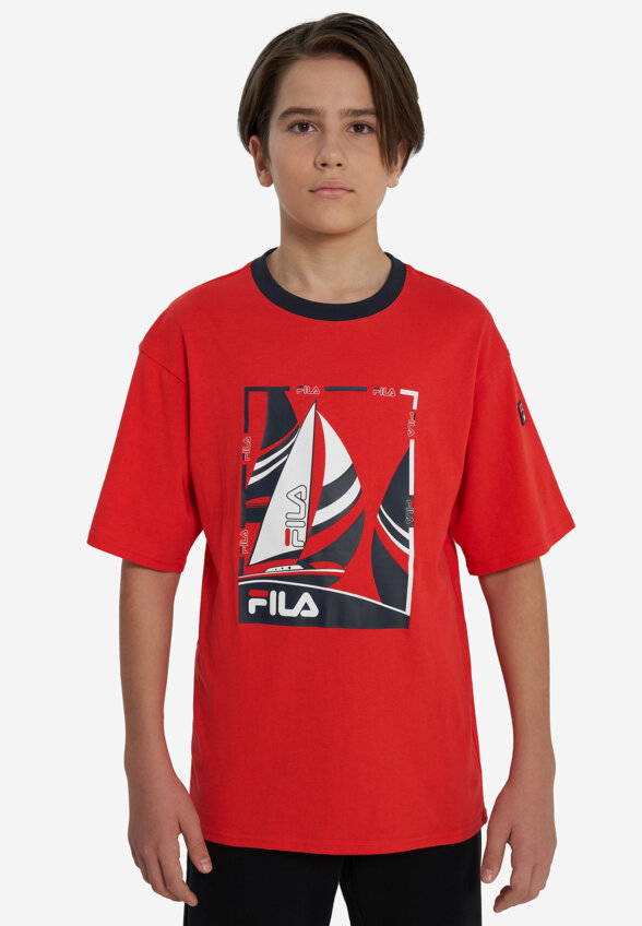 Футболка для мальчиков FILA, Красный