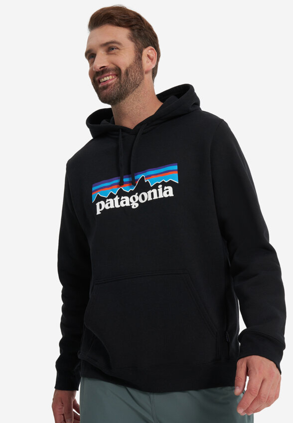 Худи мужское Patagonia Logo Uprisal, Черный