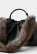 CУМКА С РЕМЕШКОМ ИЗ МЕХА ASKENT Х LUDA NIKISHINA1  - превью