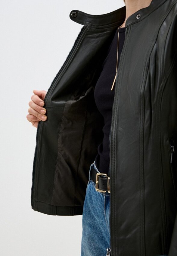 Куртка кожаная Снежная Королева