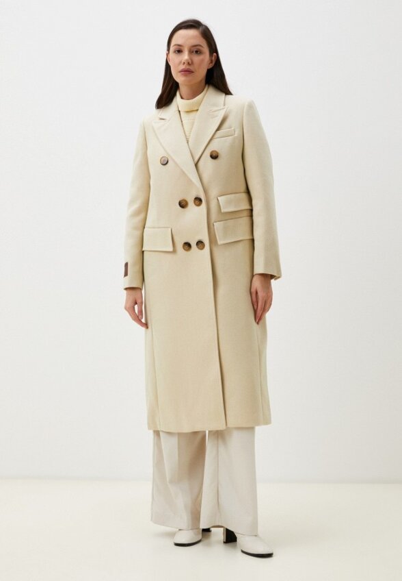 Пальто двубортное Francesco Donni