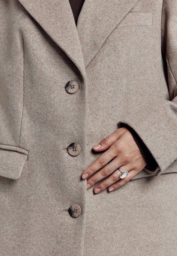 Пальто однобортное Divno