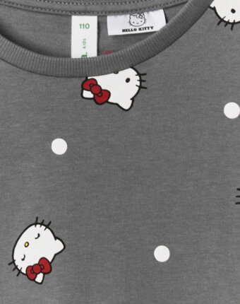 Лонгслив с принтом Hello Kitty для девочек детям