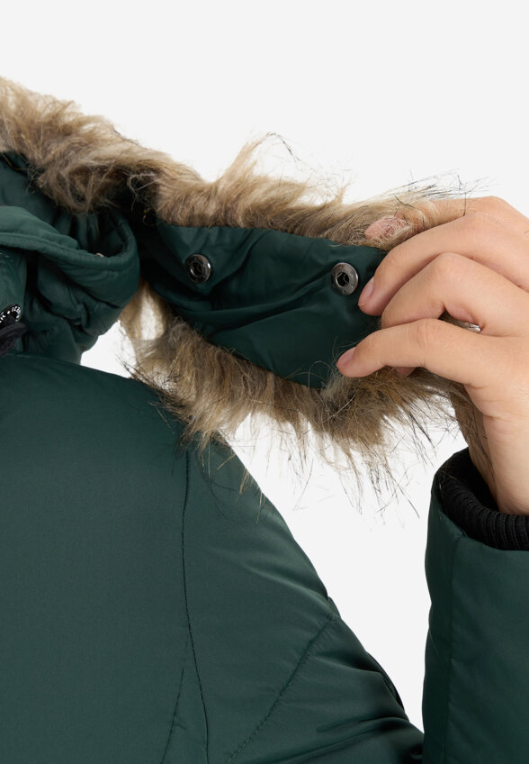 Пуховик женский IcePeak Adaire, Зеленый