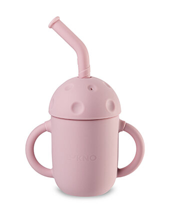 Поильник мини с крышкой и трубочкой LUKNO, клевер котики детям