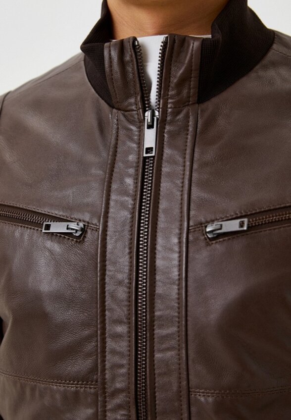 Куртка кожаная Urban Fashion for Men