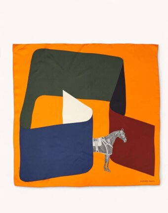 Hermes Silk Scarf женщинам