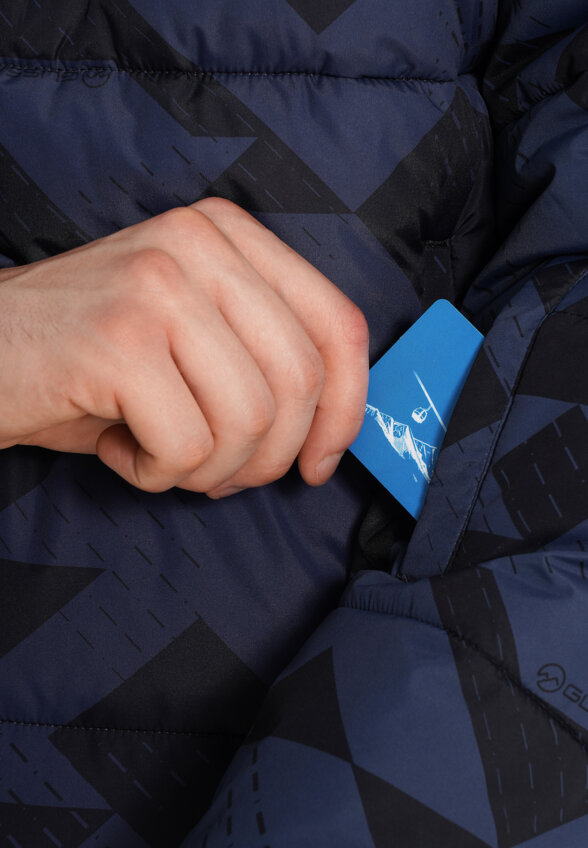 Пуховик мужской Glissade, Черный