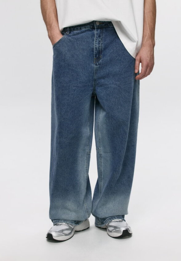 Джинсы WIDE LEG со средней посадкой