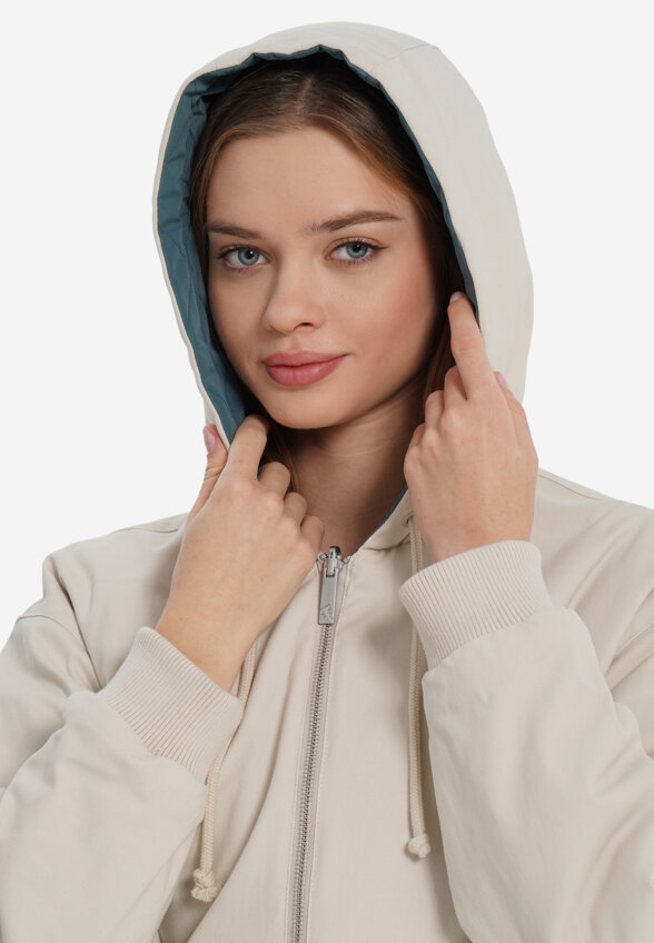 Куртка утепленная женская оверсайз Termit, Бежевый