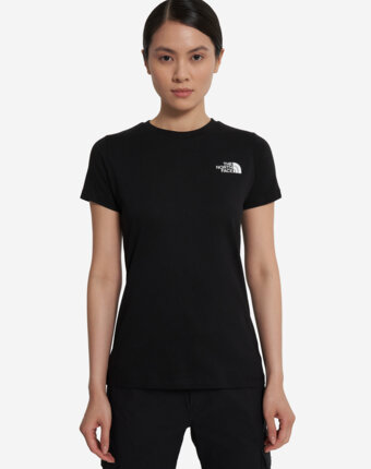 Футболка женская The North Face Box Nse Slim, Черный женщинам