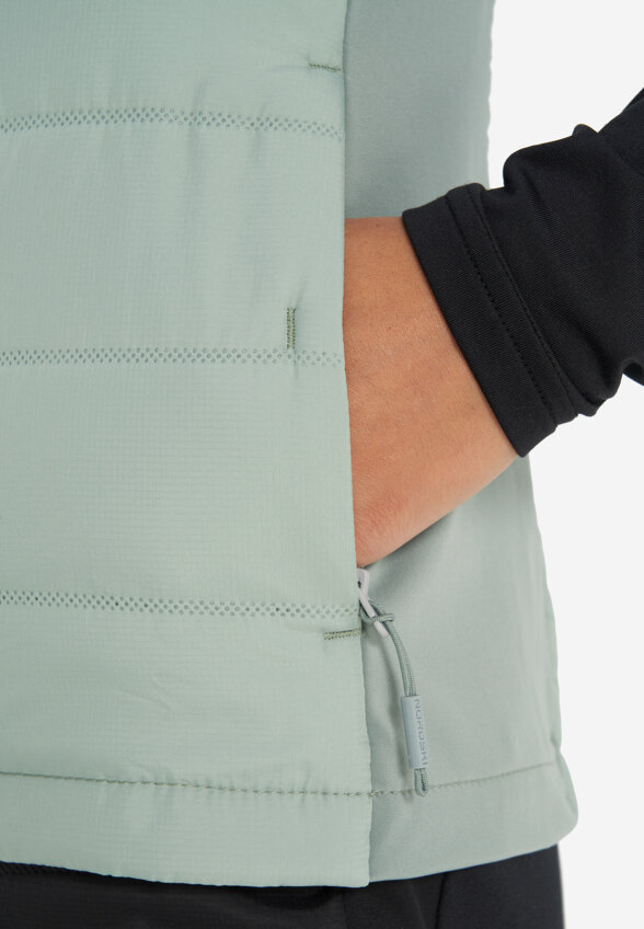 Жилет для беговых лыж женский Nordski Hybrid Pro 2.0, Зеленый