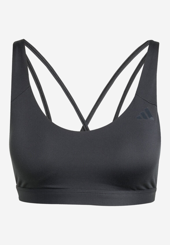 Топ бра спортивный adidas, Черный