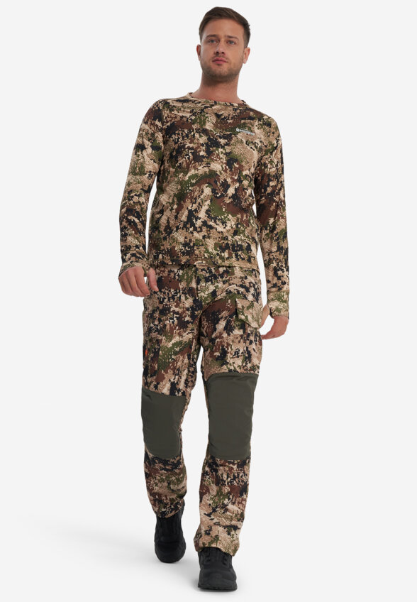Лонгслив мужской Remington Inside Fit, Коричневый