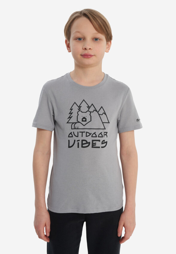 Футболка для мальчиков Outventure, Серый