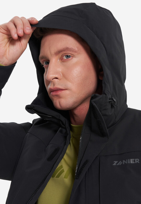 Пуховик мужской Zanier, Черный