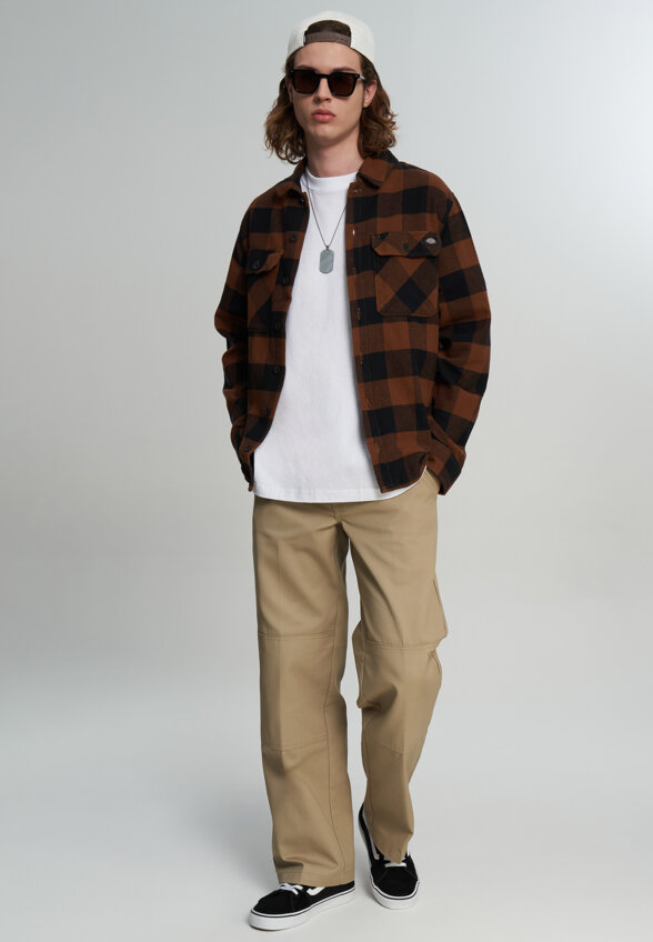 Рубашка мужская DICKIES Sacramento, Коричневый