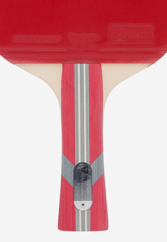 Набор для настольного тенниса Torneo Competition: 2 ракетки, 3 мяча, сетка, Мультицвет