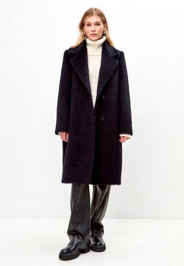 Пальто двубортное Rozhkova