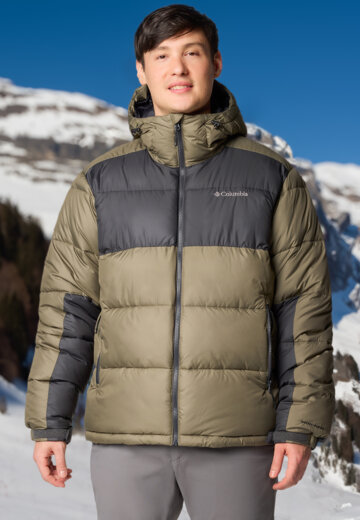 Пуховик мужской Columbia Pike Lake II Hooded Jacket, Зеленый