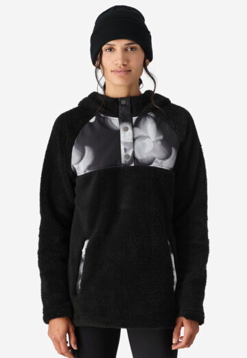 Джемпер флисовый женский 686 Ghost Floral, Черный