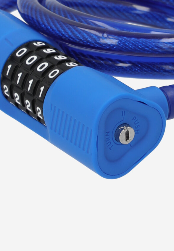 Замок велосипедный кодовый Cyclotech CLK-3, Синий