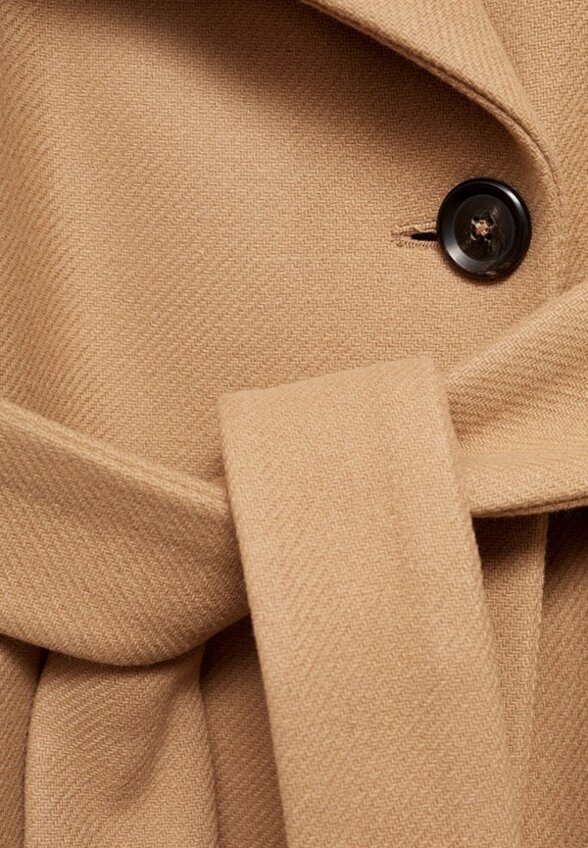 Пальто однобортное Mango