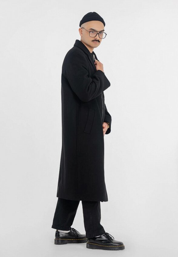 Пальто однобортное IZ13