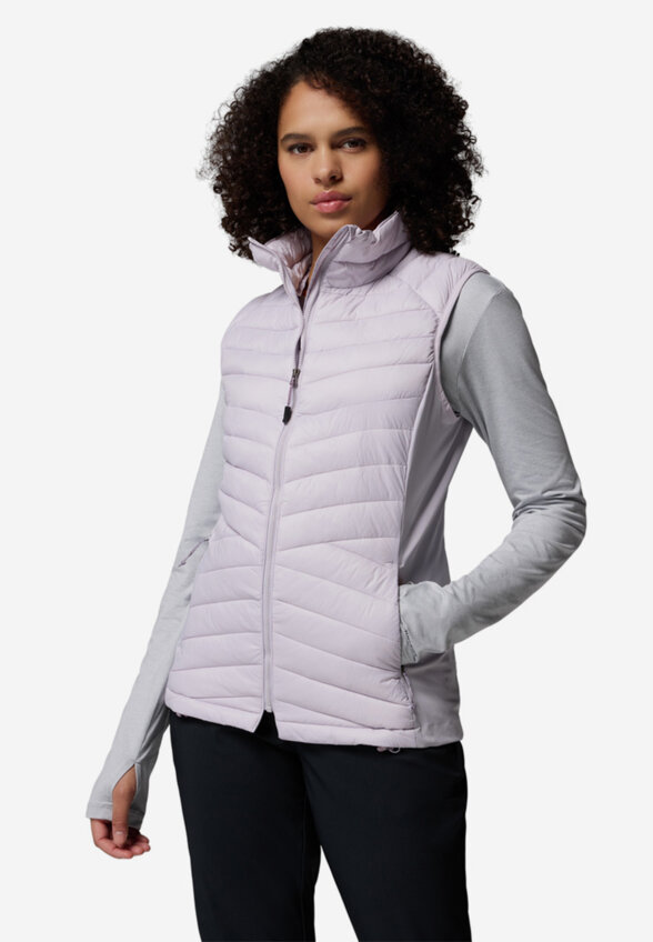 Жилет утепленный женский Columbia Powder Pass III Hybrid Vest, Розовый