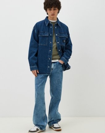 Рубашка джинсовая Calvin Klein Jeans мужчинам