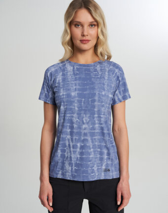 Футболка женская Mountain Hardwear Crater Lake Short Sleeve, Синий женщинам